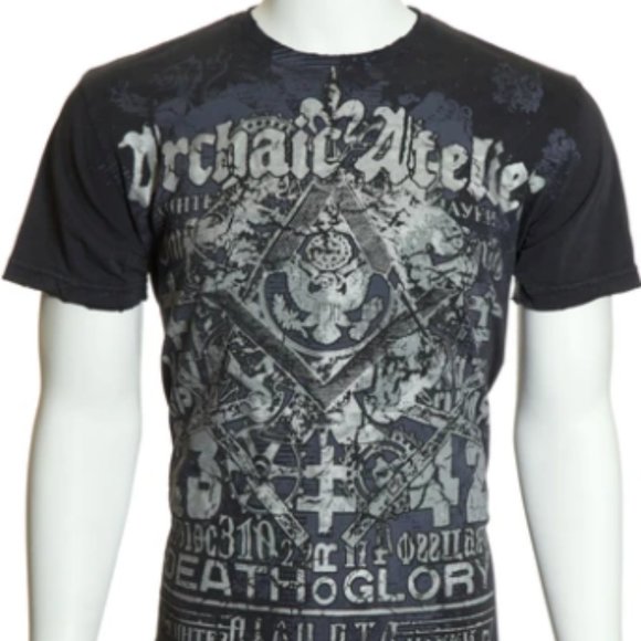 LOT OF 5 DIFFERENT ARCHAIC BY AFFLICTION T-SHIRTS - Picture 8 of 8